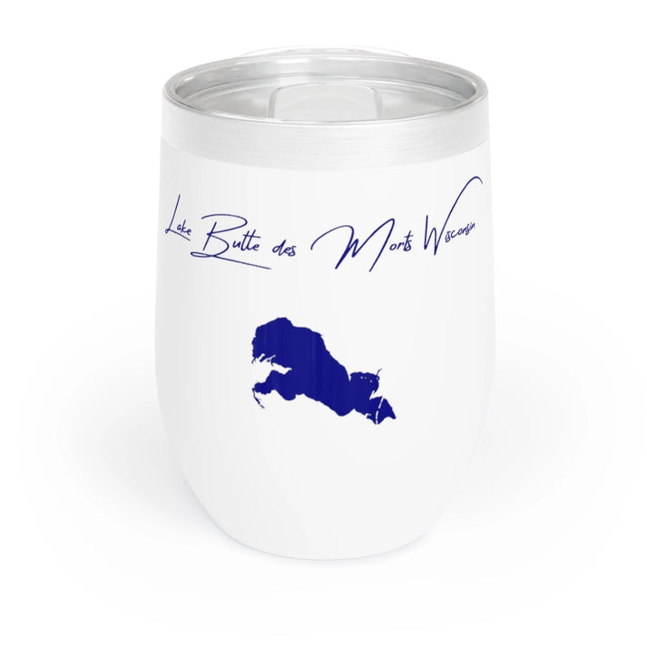 Wisconsin  Lake  Butte  des  Morts  Wine  Tumbler  front  position  view  from  front  white.webp