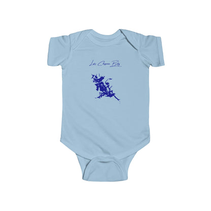 Wisconsin  Lake  Chippewa  Onesie  front  position  view  from  front  light  blue.webp