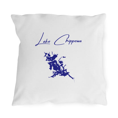 Wisconsin  Lake  Chippewa  Outdoor  Pillow  front  position  view  from  front  18  x  18.webp