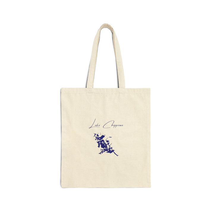 Wisconsin  Lake  Chippewa  Tote  Bag  front  position  view  from  front  15  x  16.webp