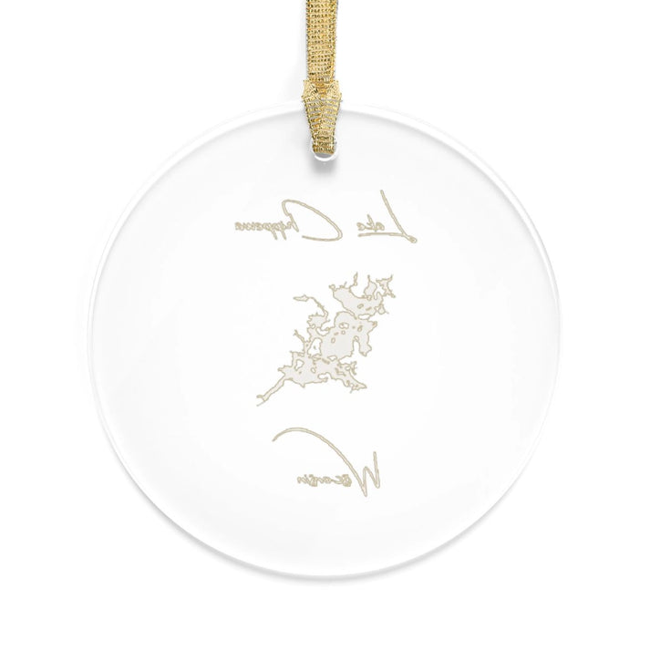 Wisconsin  Lake  Chippewa  Tree  Ornament  other  position  view  from  back  round.webp