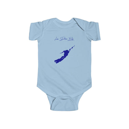 Wisconsin  Lake  Delavan  Onesie  front  position  view  from  front  light  blue.webp