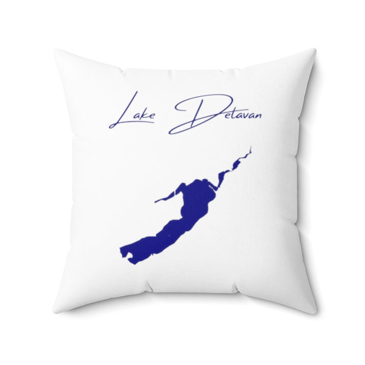 Wisconsin  Lake  Delavan  Pillow  front  position  view  from  front  20  x  20.webp