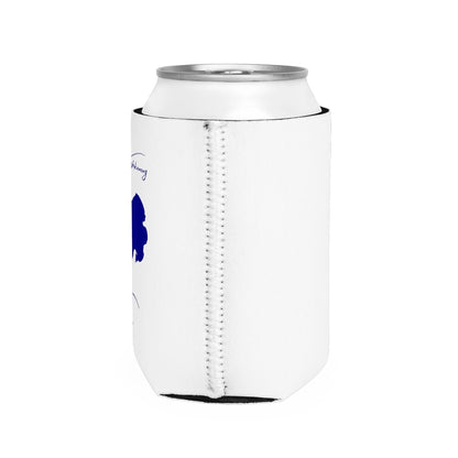 Wisconsin  Lake  Koshkonong  Can  Koozie  all  position  view  from  right  white.webp