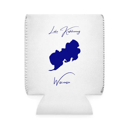 Wisconsin  Lake  Koshkonong  Can  Koozie  front  position  view  from  front-1  white.webp
