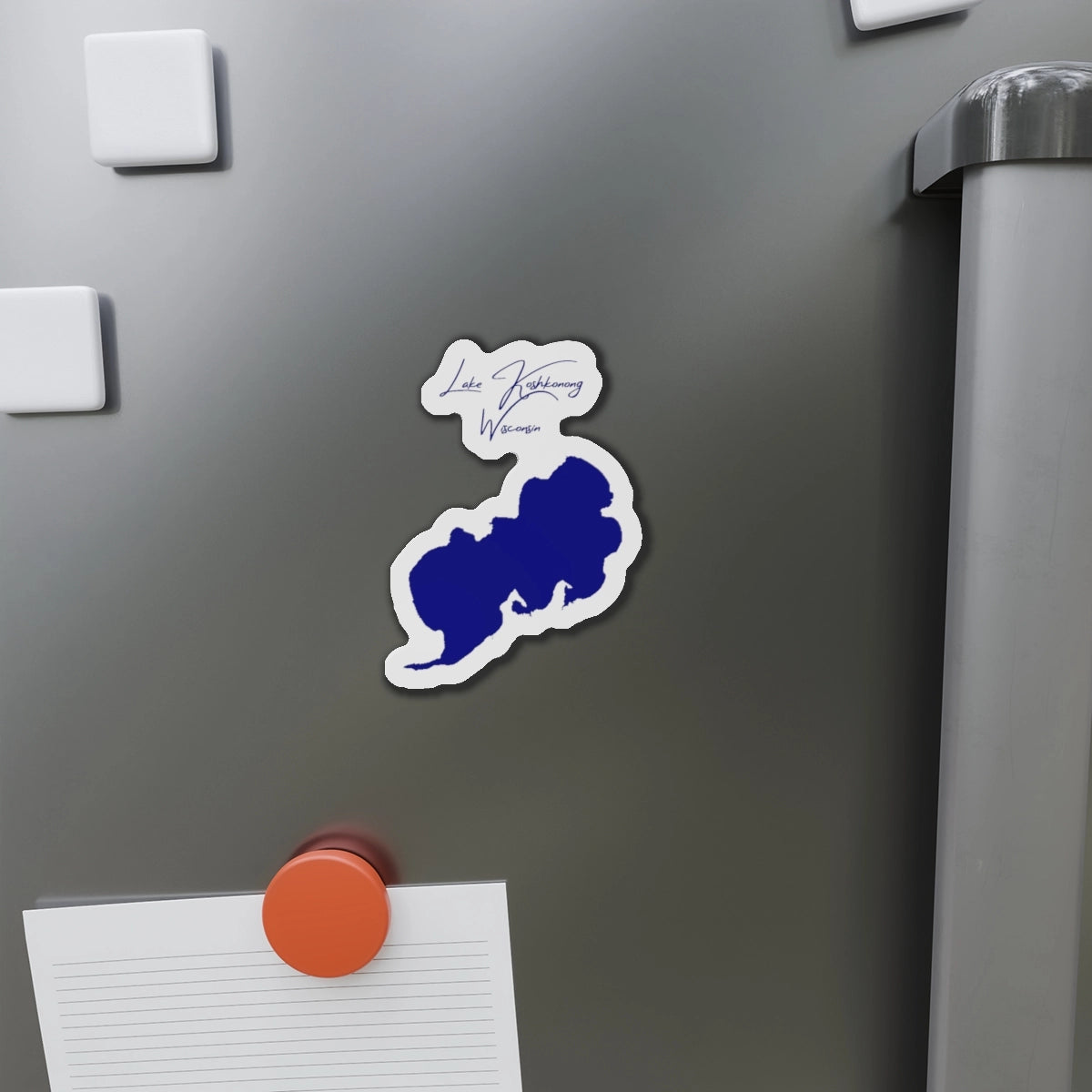 Wisconsin  Lake  Koshkonong  Die  Cut  Magnet  front  position  view  from  context-1  4  x  4.webp