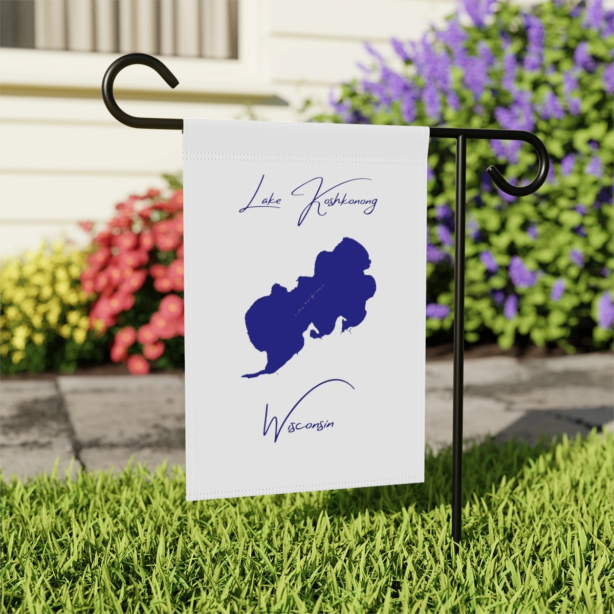 Wisconsin  Lake  Koshkonong  Garden  Banner  other  position  view  from  context-2  12''  x  18''.webp