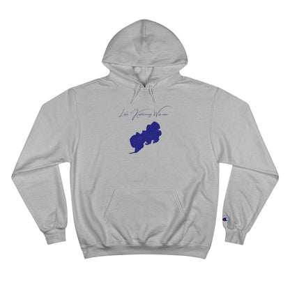 Wisconsin  Lake  Koshkonong  Hoodie  front  position  view  from  front  light  steel.webp