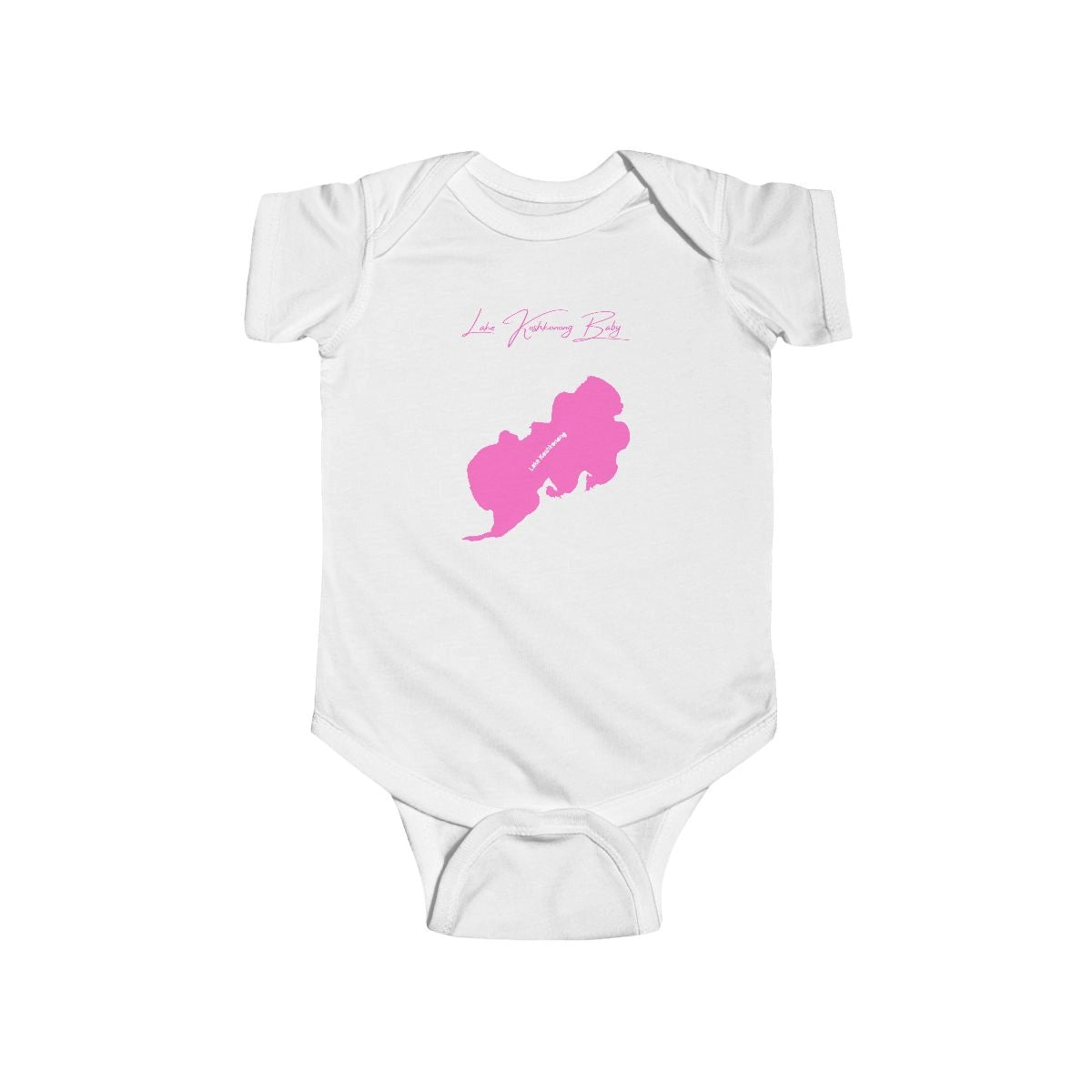 Wisconsin  Lake  Koshkonong  Onesie  front  position  view  from  front  white.webp