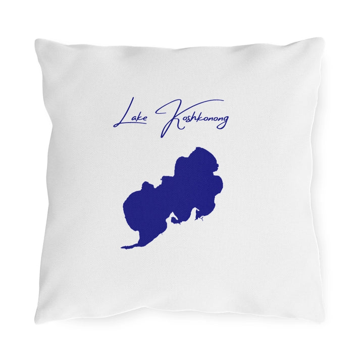 Wisconsin  Lake  Koshkonong  Outdoor  Pillow  front  position  view  from  front  16  x  16.webp