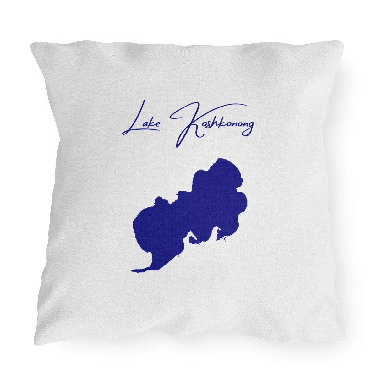 Wisconsin  Lake  Koshkonong  Outdoor  Pillow  front  position  view  from  front  20  x  20.webp