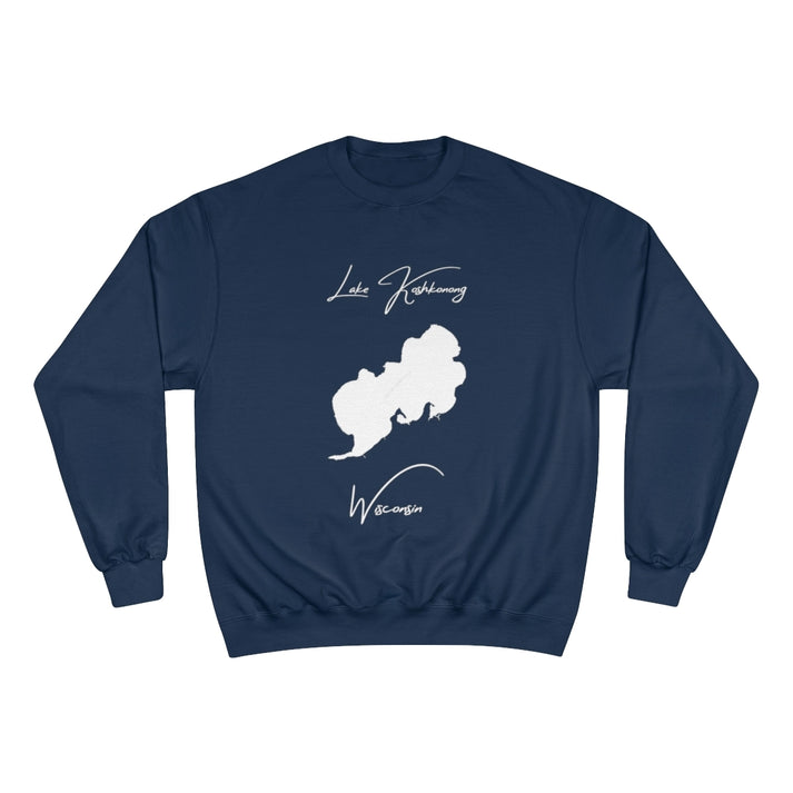 Wisconsin  Lake  Koshkonong  Sweatshirt  front  position  view  from  front  navy.webp