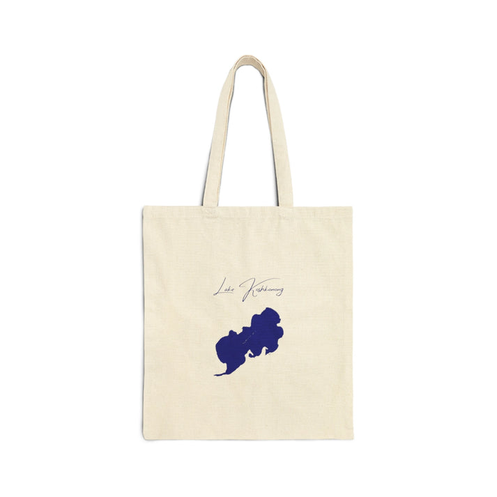 Wisconsin  Lake  Koshkonong  Tote  Bag  back  position  view  from  back  15  x  16.webp