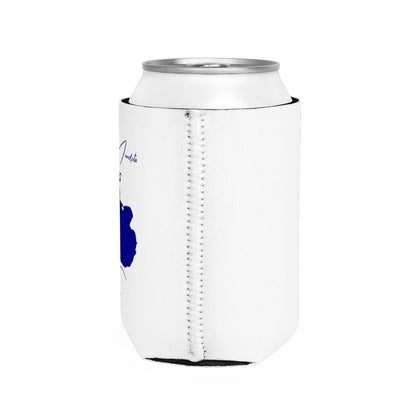 Wisconsin  Lake  Mendota  Can  Koozie  all  position  view  from  right  white.webp