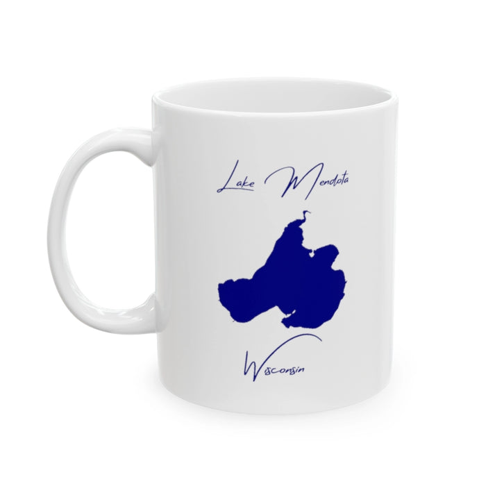 Wisconsin  Lake  Mendota  Ceramic  Mug  other  position  view  from  left  11oz.webp