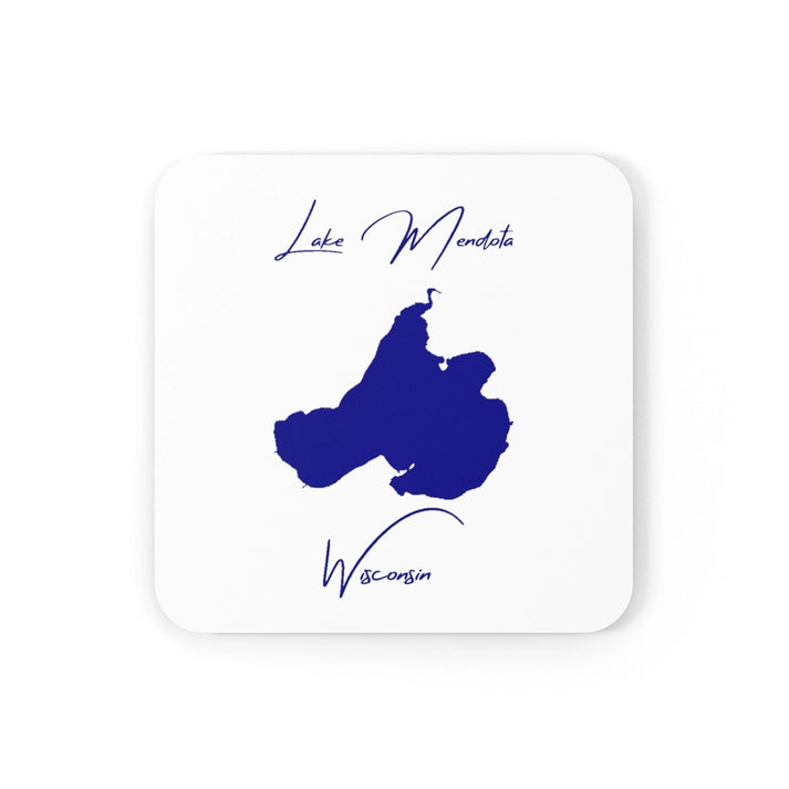 Wisconsin  Lake  Mendota  Coaster  Set  front  position  view  from  front  3.75  x  3.75.webp