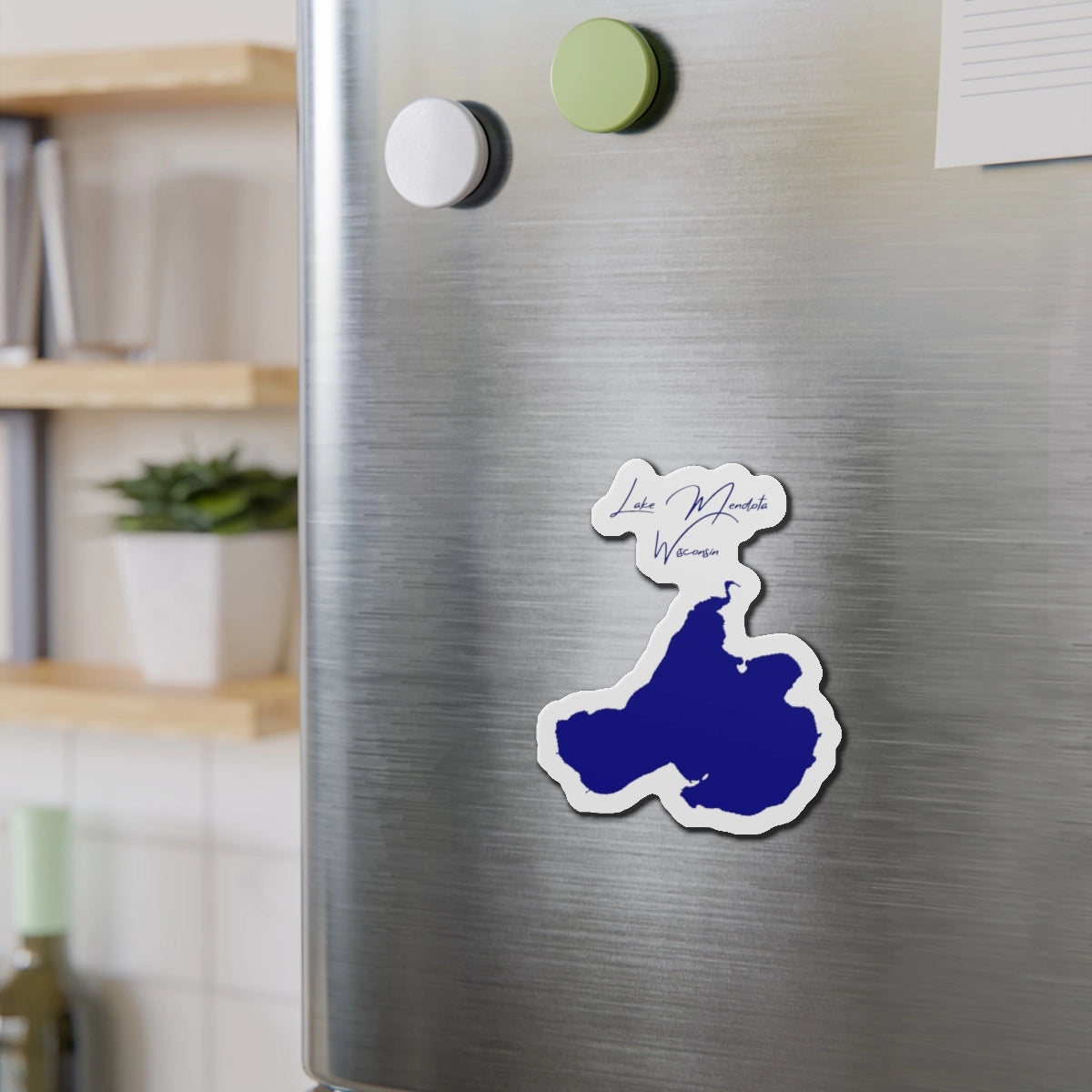 Wisconsin  Lake  Mendota  Die  Cut  Magnet  front  position  view  from  context-2  4  x  4.webp