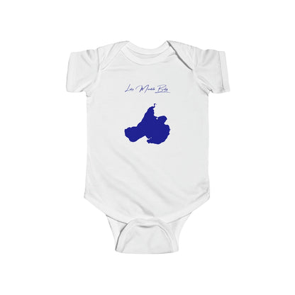 Wisconsin  Lake  Mendota  Onesie  front  position  view  from  front  white.webp