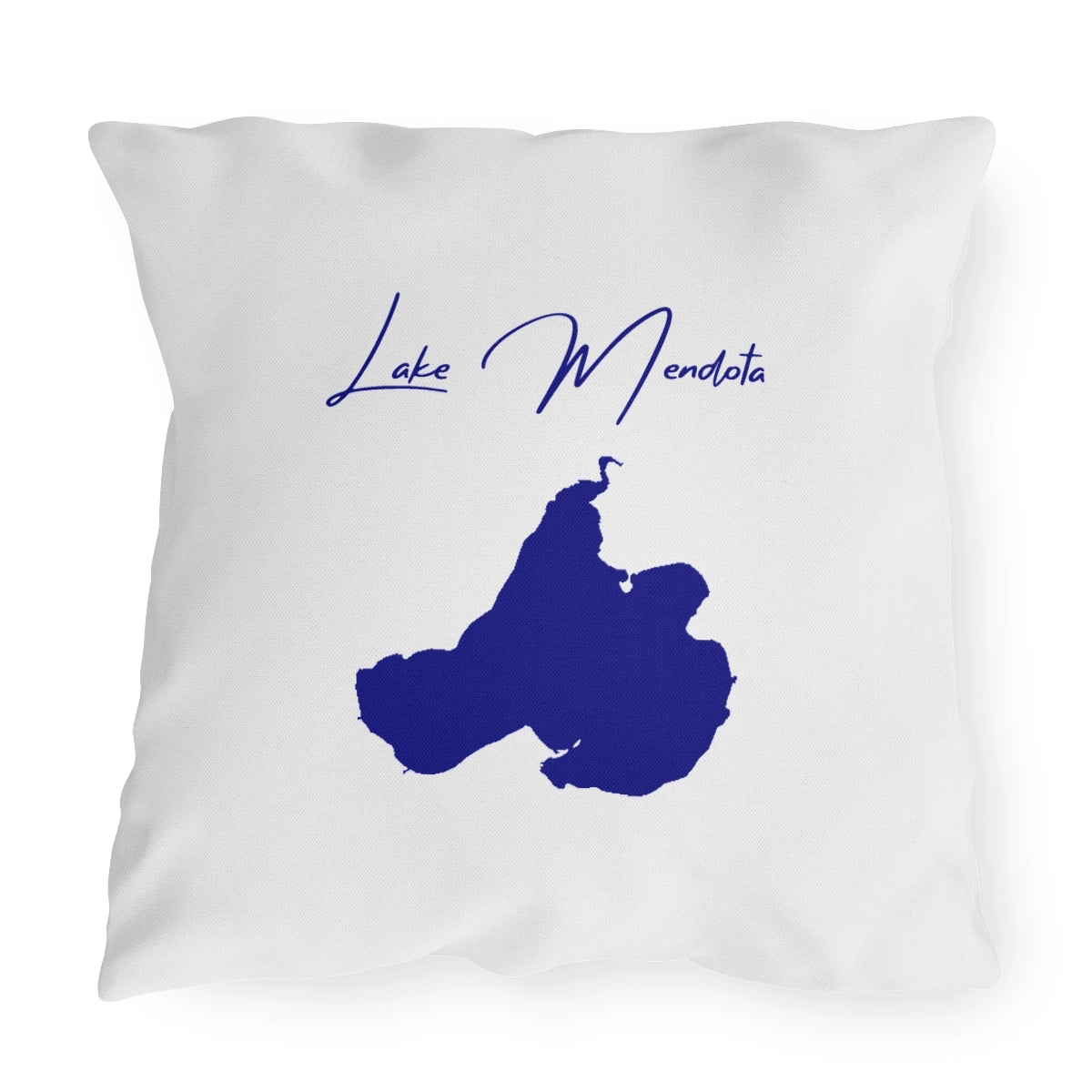 Wisconsin  Lake  Mendota  Outdoor  Pillow  front  position  view  from  front  20  x  20.webp