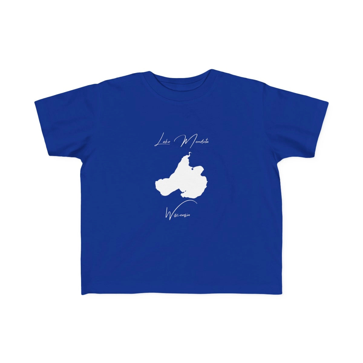 Wisconsin  Lake  Mendota  Toddler  T-shirt  front  position  view  from  front  royal.webp