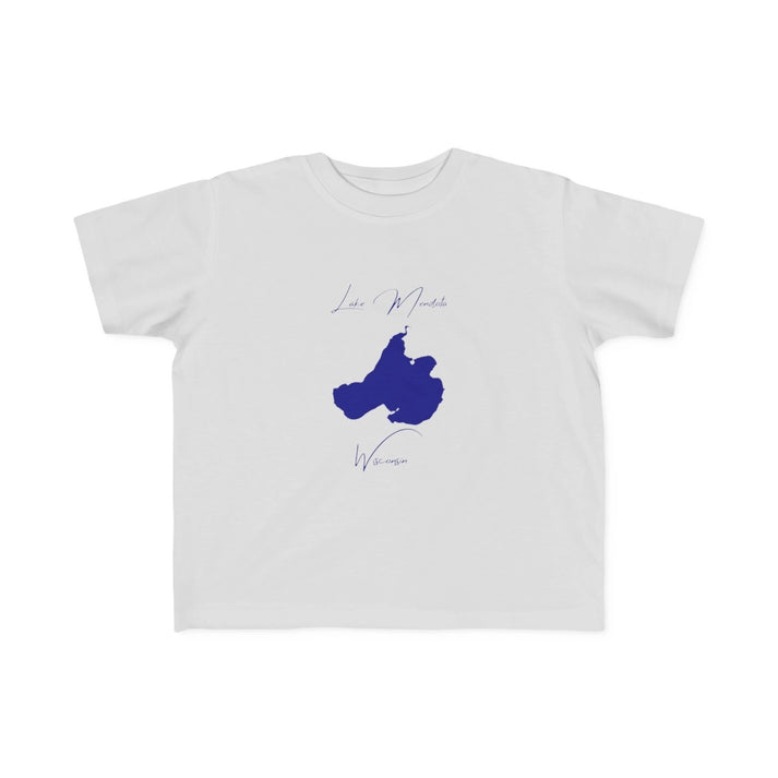 Wisconsin  Lake  Mendota  Toddler  T-shirt  front  position  view  from  front  silver.webp