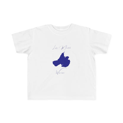 Wisconsin  Lake  Mendota  Toddler  T-shirt  front  position  view  from  front  white.webp