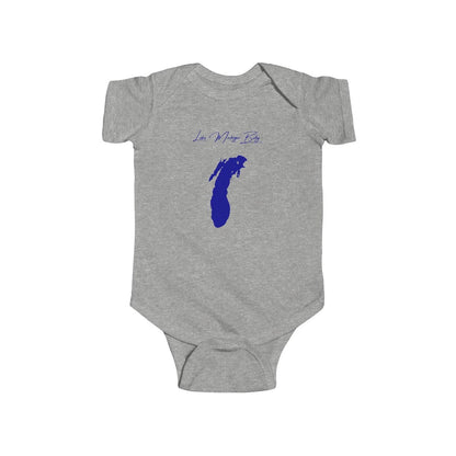 Wisconsin  Lake  Michigan  Onesie  front  position  view  from  front  heather.webp