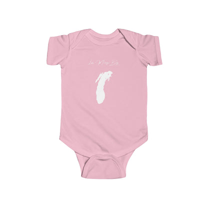 Wisconsin  Lake  Michigan  Onesie  front  position  view  from  front  pink.webp