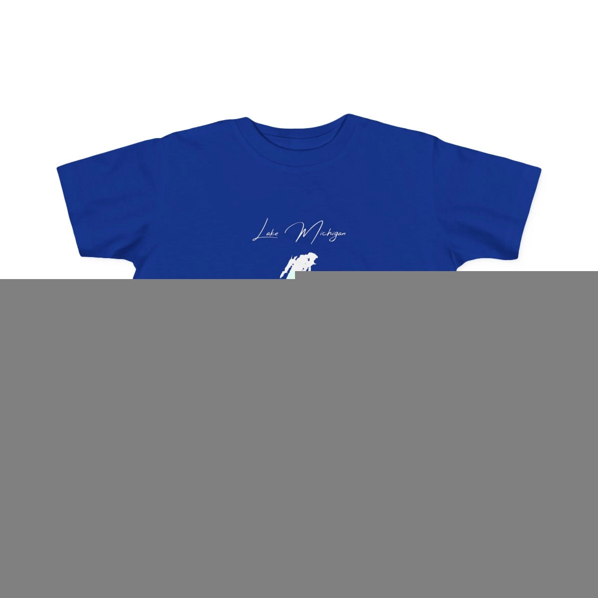 Wisconsin  Lake  Michigan  Toddler  T-shirt  front  position  view  from  front  royal.webp