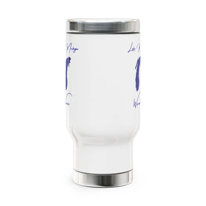 Wisconsin  Lake  Michigan  Travel  Mug  other  position  view  from  front  14oz.webp