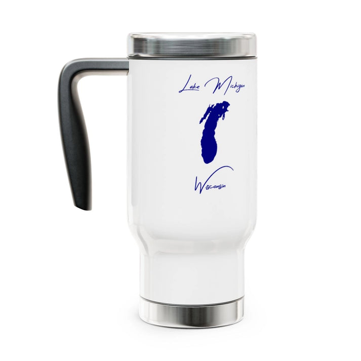 Wisconsin  Lake  Michigan  Travel  Mug  other  position  view  from  left  14oz.webp