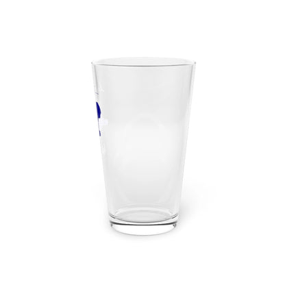 Wisconsin  Lake  Monona  16oz  Pint  Glass  front  position  view  from  right  16oz.webp