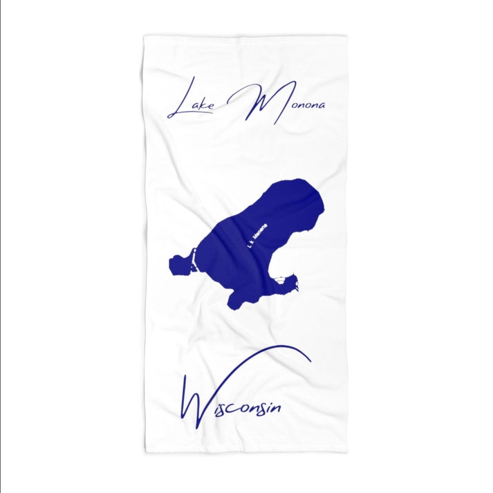 Wisconsin  Lake  Monona  Beach  Towel  front  position  view  from  front  36  x  72.webp