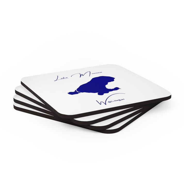 Wisconsin  Lake  Monona  Coaster  Set  front  position  view  from  stacked  3.75  x  3.75.webp