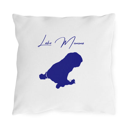 Wisconsin  Lake  Monona  Outdoor  Pillow  front  position  view  from  front  16  x  16.webp
