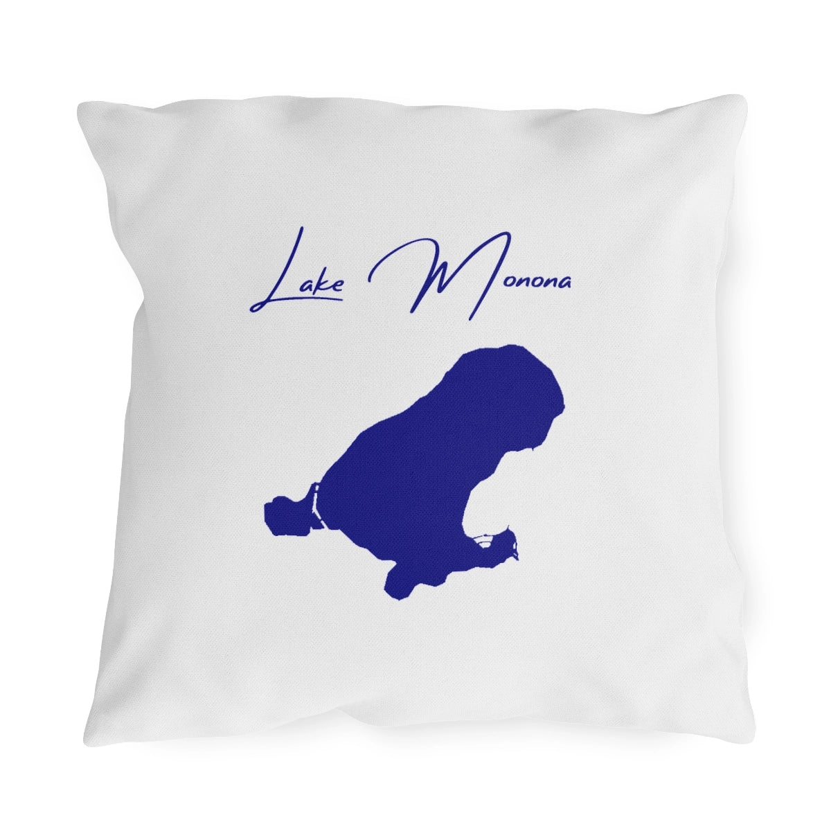 Wisconsin  Lake  Monona  Outdoor  Pillow  front  position  view  from  front  18  x  18.webp