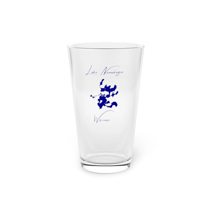Wisconsin  Lake  Namakagon  16oz  Pint  Glass  front  position  view  from  front  16oz.webp