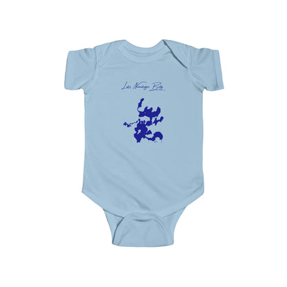 Wisconsin  Lake  Namakagon  Onesie  front  position  view  from  front  light  blue.webp