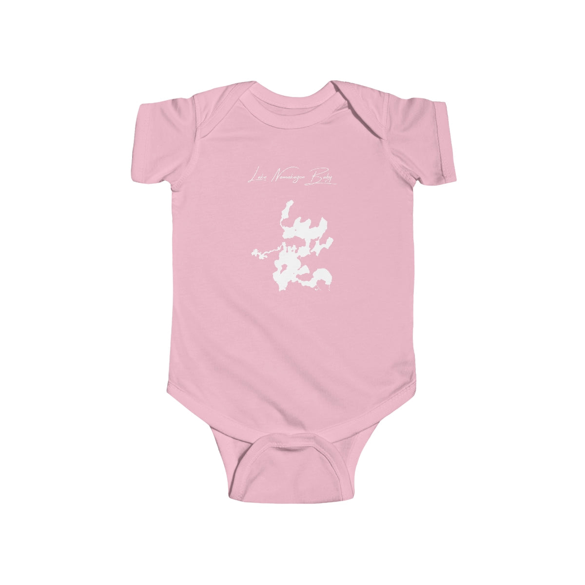 Wisconsin  Lake  Namakagon  Onesie  front  position  view  from  front  pink.webp