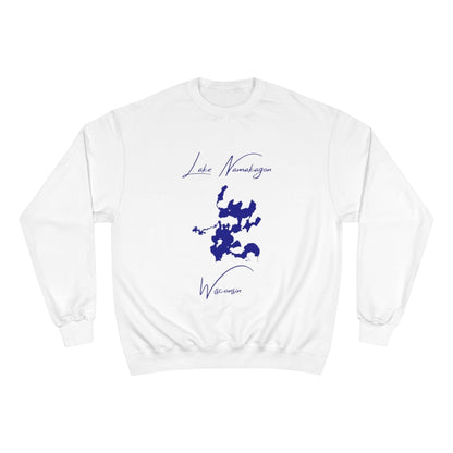 Wisconsin  Lake  Namakagon  Sweatshirt  front  position  view  from  front  white.webp