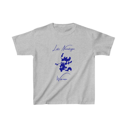 Wisconsin  Lake  Namakagon  Youth  T-shirt  front  position  view  from  front  sport  grey.webp