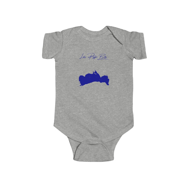 Wisconsin  Lake  Poygan  Onesie  front  position  view  from  front  heather.webp
