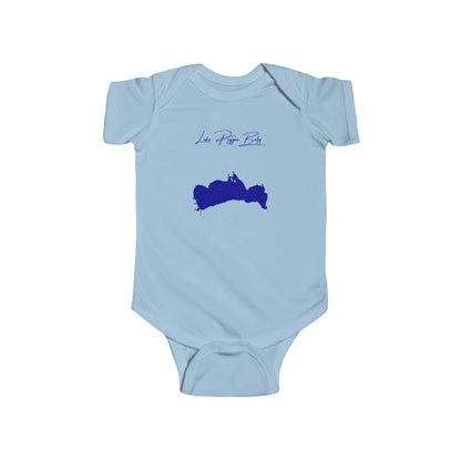 Wisconsin  Lake  Poygan  Onesie  front  position  view  from  front  light  blue.webp