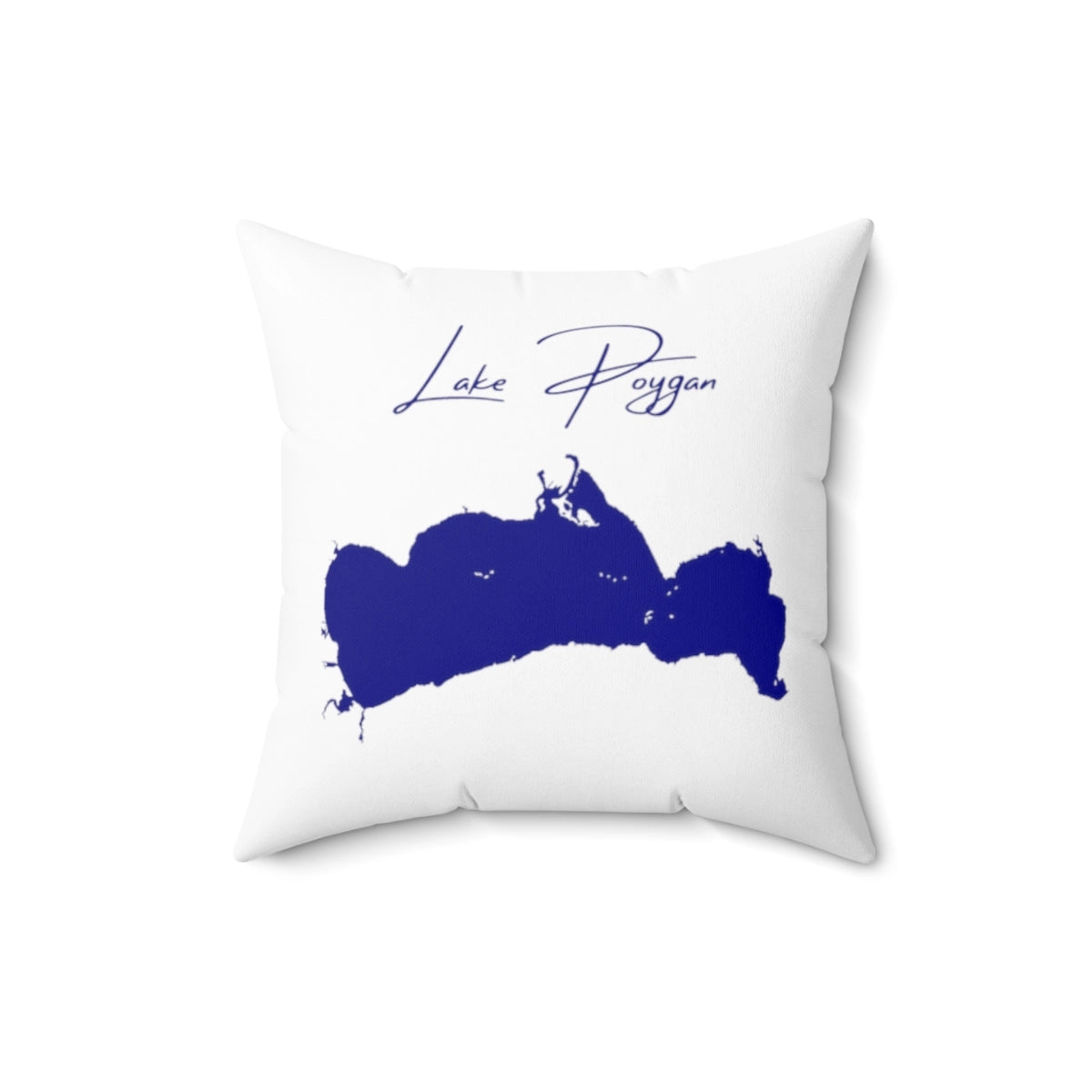 Wisconsin  Lake  Poygan  Pillow  front  position  view  from  back  16  x  16.webp