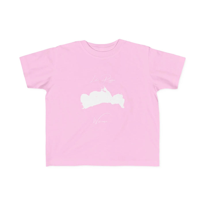 Wisconsin  Lake  Poygan  Toddler  T-shirt  front  position  view  from  front  pink.webp