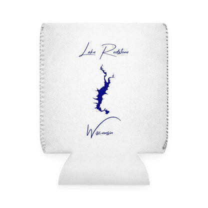 Wisconsin  Lake  Redstone  Can  Koozie  front  position  view  from  front-1  white.webp