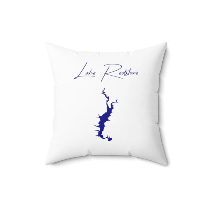 Wisconsin  Lake  Redstone  Pillow  front  position  view  from  back  16  x  16.webp