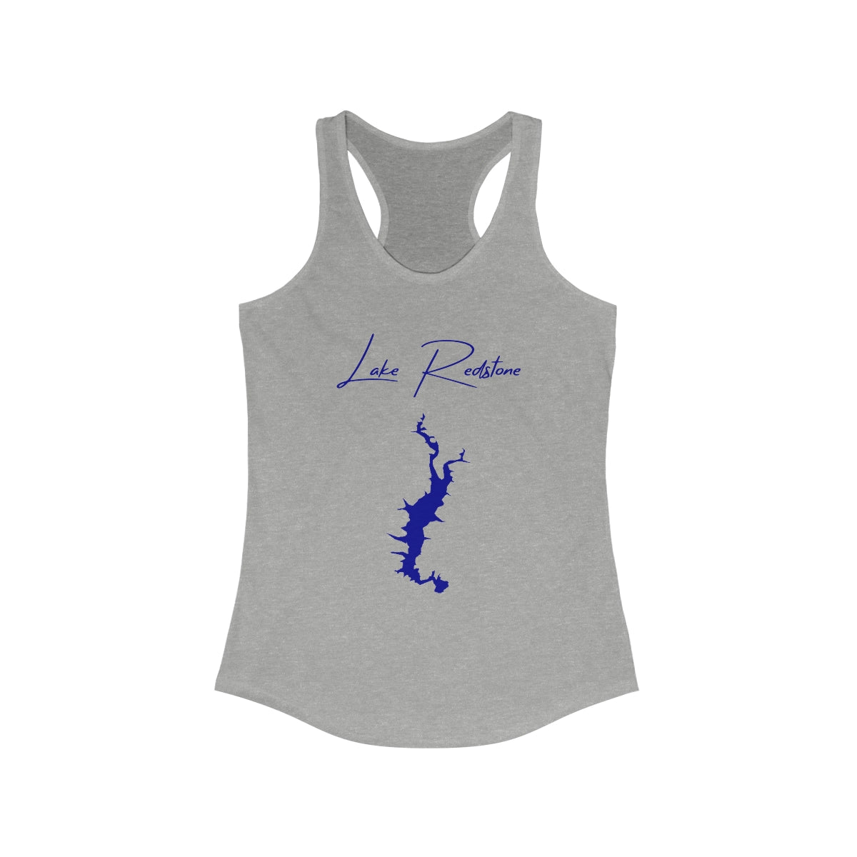 Wisconsin  Lake  Redstone  Racerback-Tank  front  position  view  from  front  heather  grey.webp