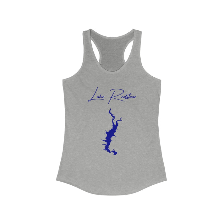 Wisconsin  Lake  Redstone  Racerback-Tank  front  position  view  from  front  heather  grey.webp