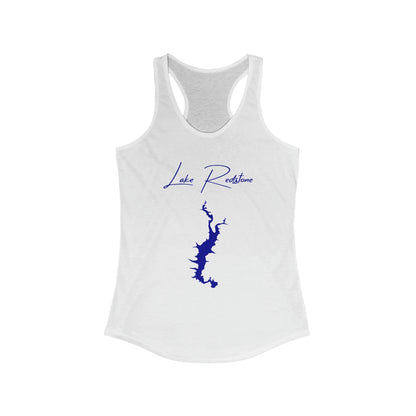 Wisconsin  Lake  Redstone  Racerback-Tank  front  position  view  from  front  solid  white.webp